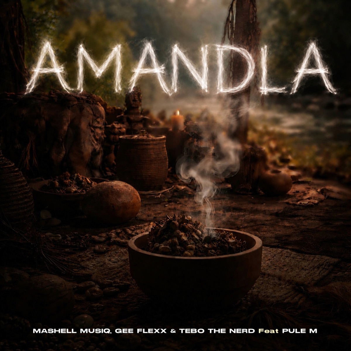 Amandla (feat. Pule M) - Single by Mashell Musiq, GeeFlexx & Tebo The Nerd album cover