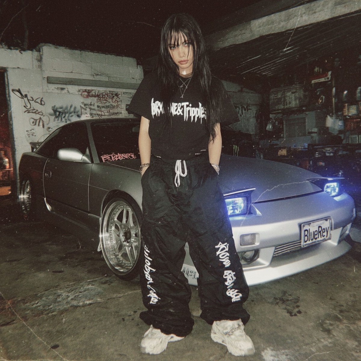 BlueRey - EP by BRXLINE & Tripplesix album cover