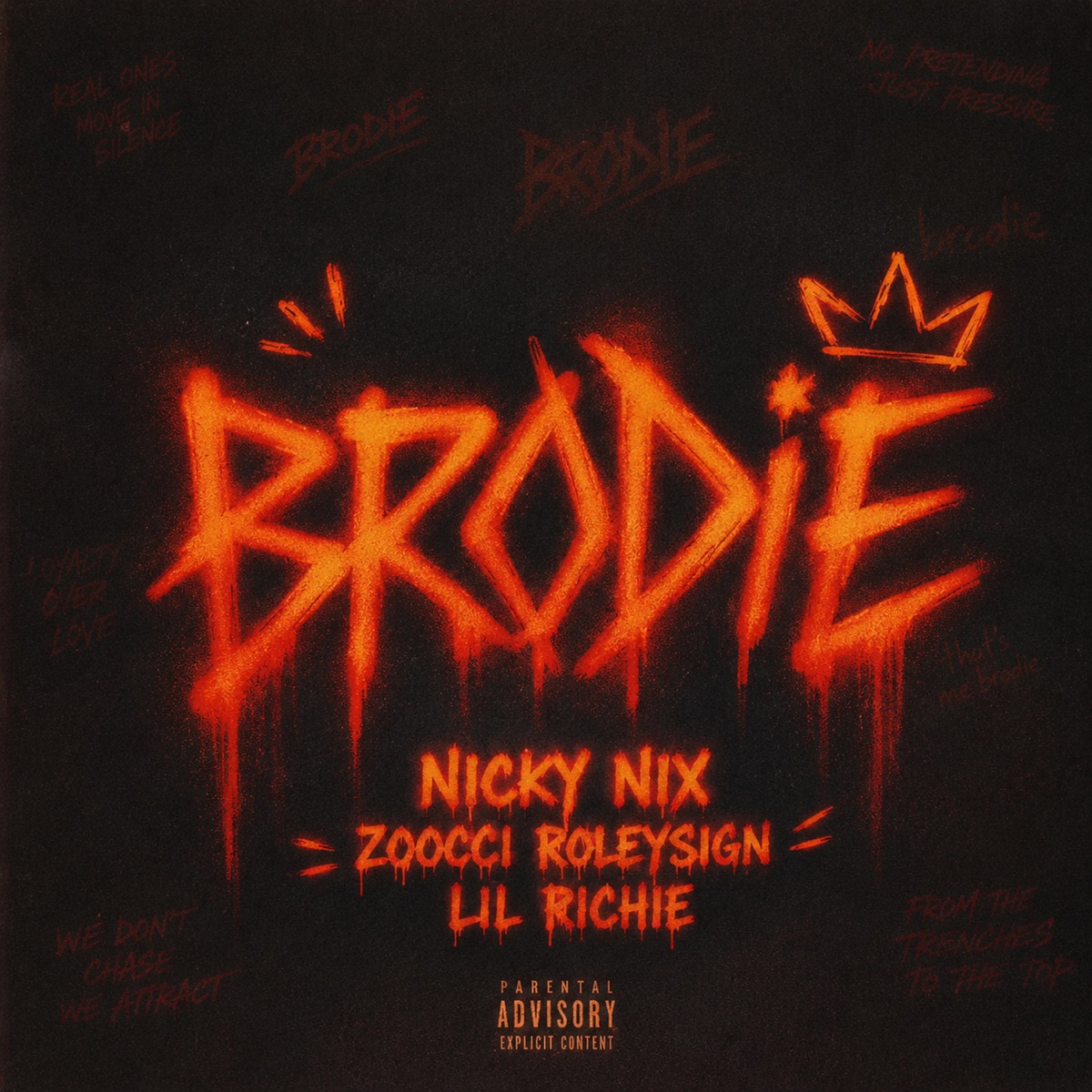 Brodie (feat. Zoocci Roleysign & Lil Richie) - Single by Nicky Nixx album cover