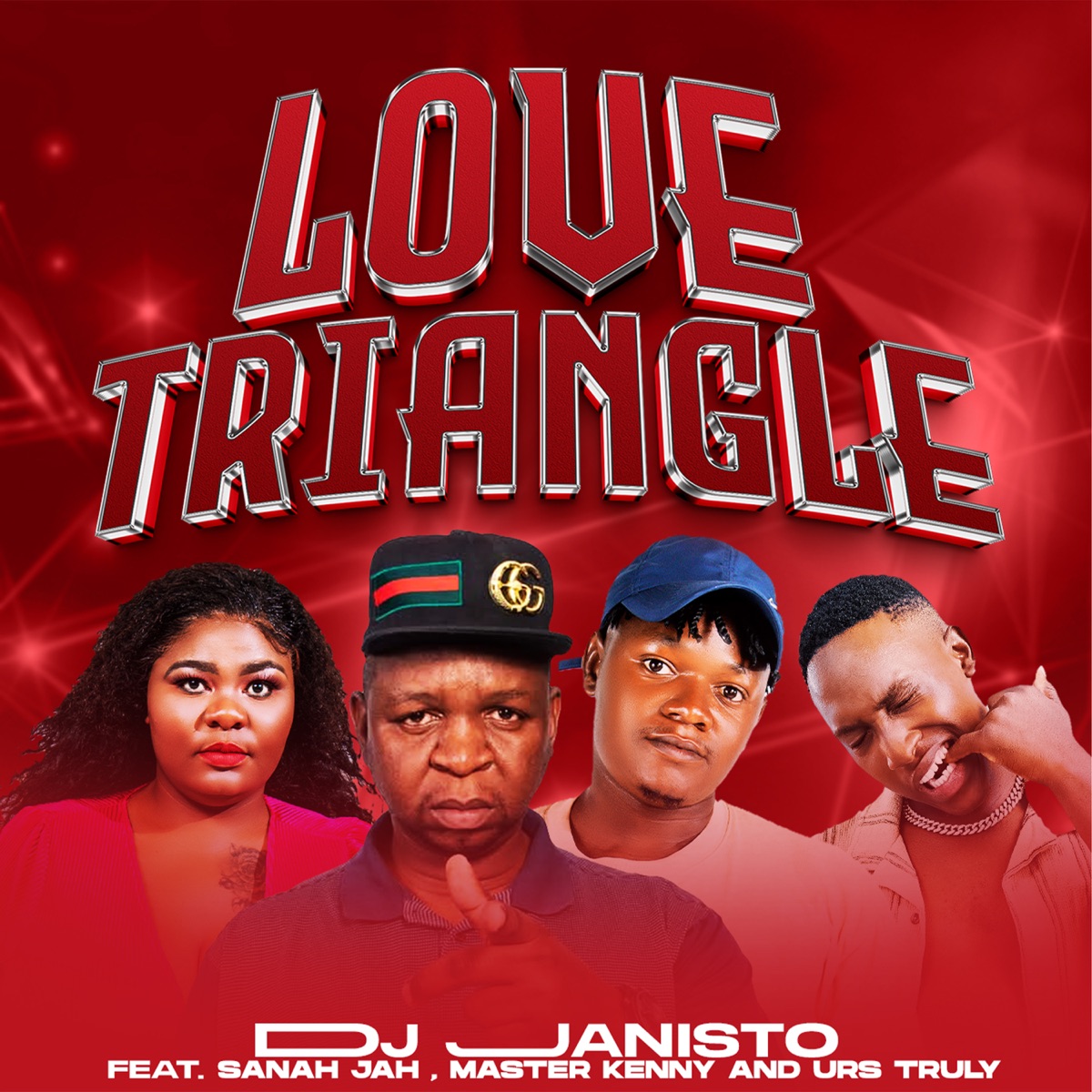 LOVE TRIANGLE (feat. Sanah Jah, MASTER KENNY & Urs Truly) - Single by DJ Janisto album cover