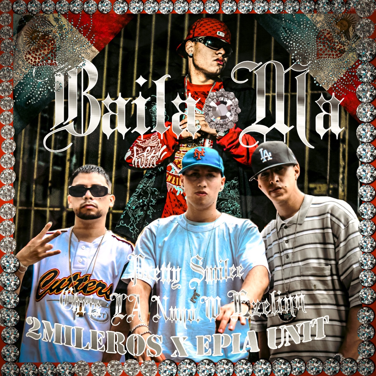 BAILA MA (feat. Chris LA, Ezelinn & Nuno.w) - Single by Pretty Smilee & 2mileros album cover