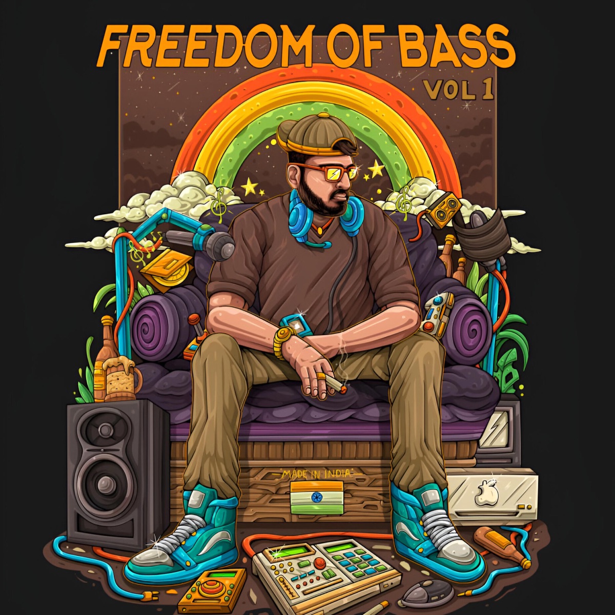 Freedom of Bass, Vol. 1 by Keshav Vinod album cover