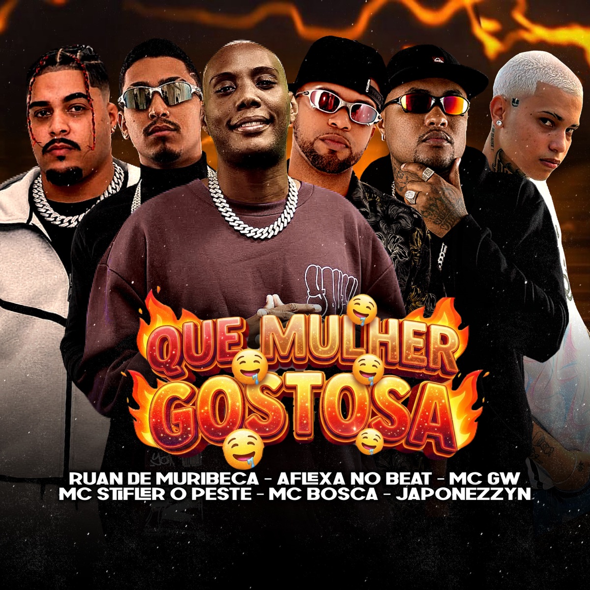 Que Mulher Gostosa (feat. Mc bosca, Mc Gw & Japonezzyn) - Single by Ruan de Muribeca, Aflexa no Beat & Mc Stifler o Peste album cover
