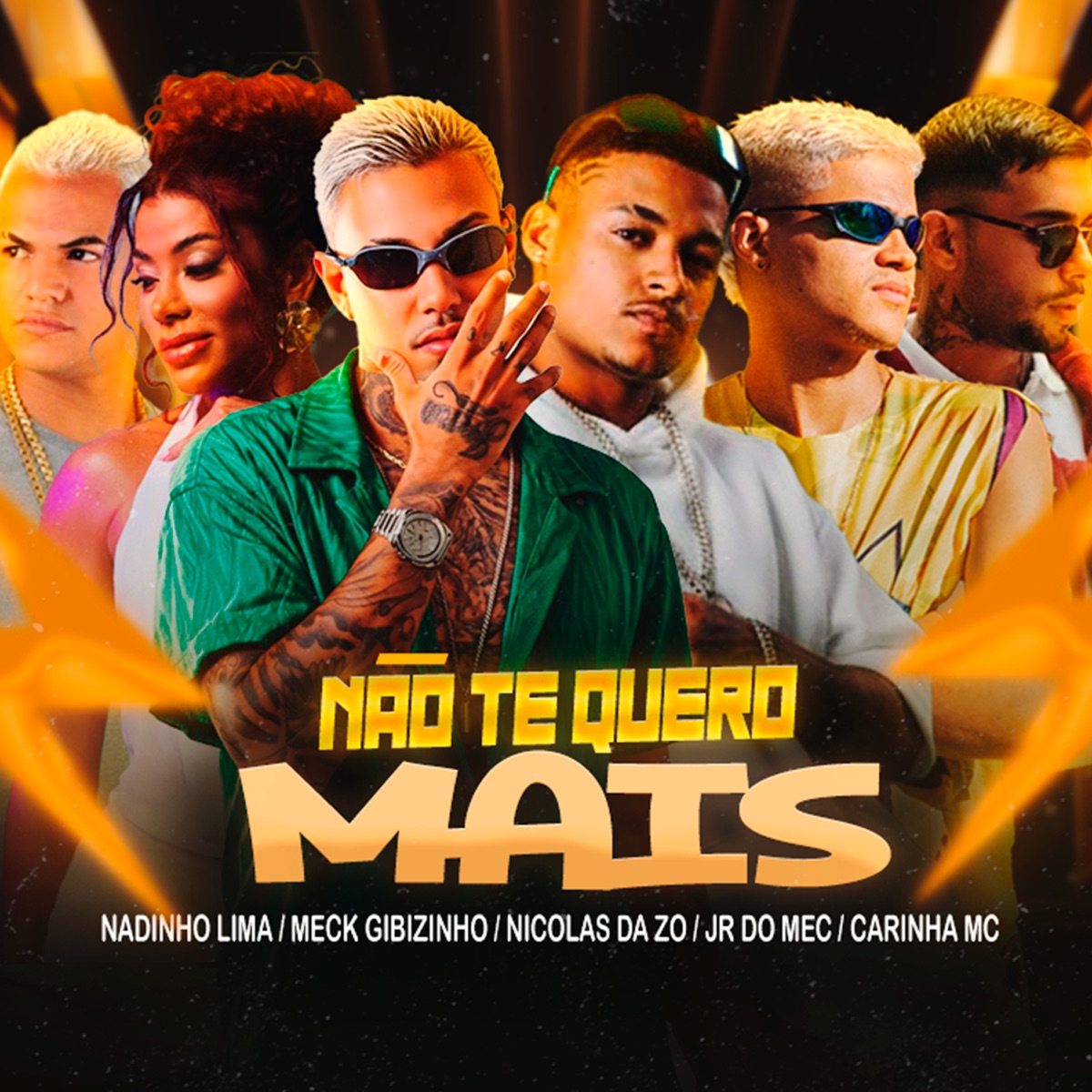 Não Te Quero Mais - Single by Meck Gibizinho, CARINHA MC, MC Nicolas da Z.O, Nandinho lima & Jr Do Mec album cover