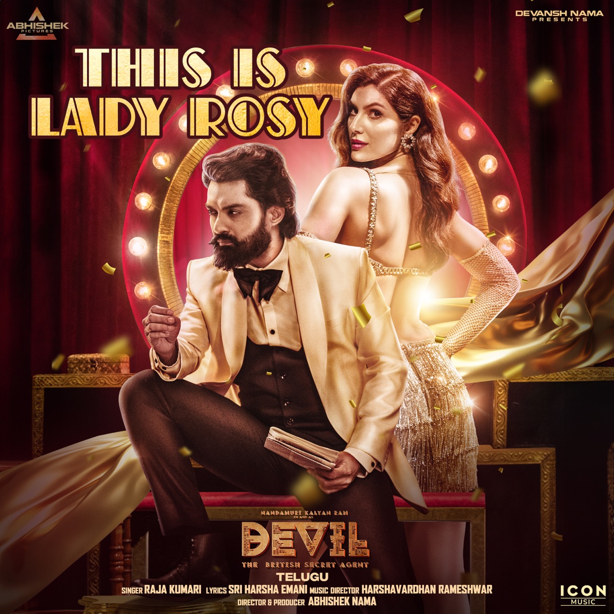 This is Lady Rosy (From "Devil - The British Secret Agent") - Single by Harshavardhan Rameshwar, Sri Harsha Emani & Raja Kumari album cover