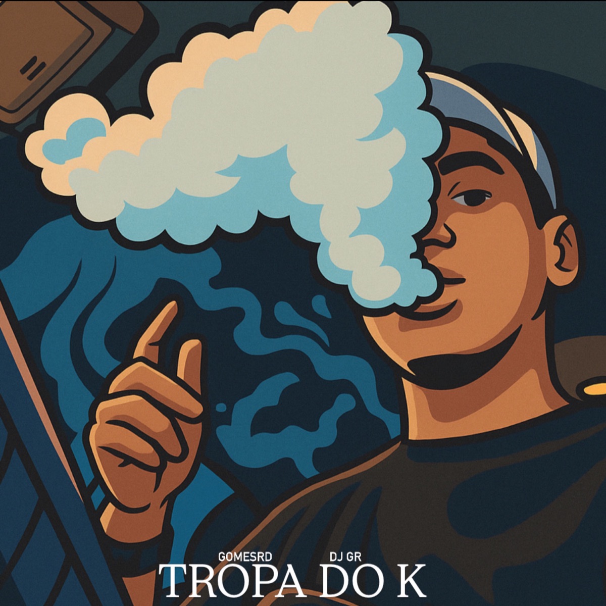 Tropa do K (feat. Dj GR) - Single by GomesRd album cover