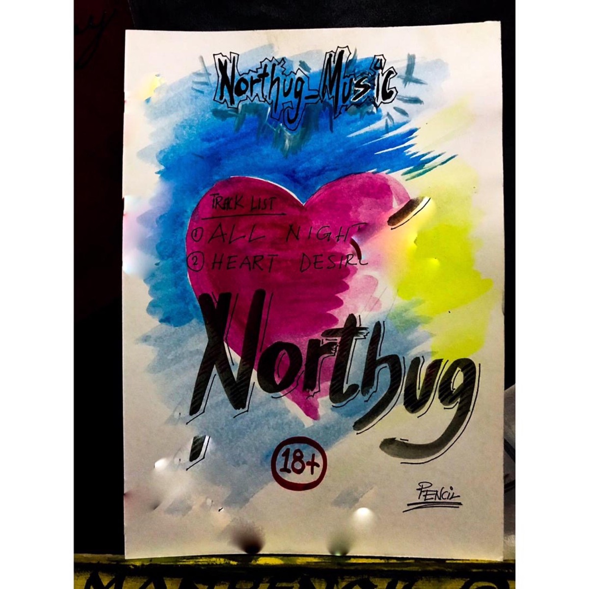 All Night Desire - Single by NorThug album cover