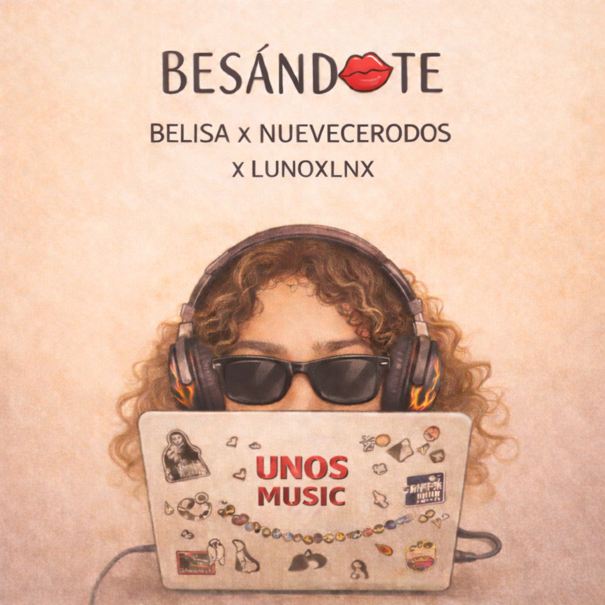 BESÁNDOTE - Single by Lunoxlnx, Unos Music, Belisa & NueveCeroDos album cover