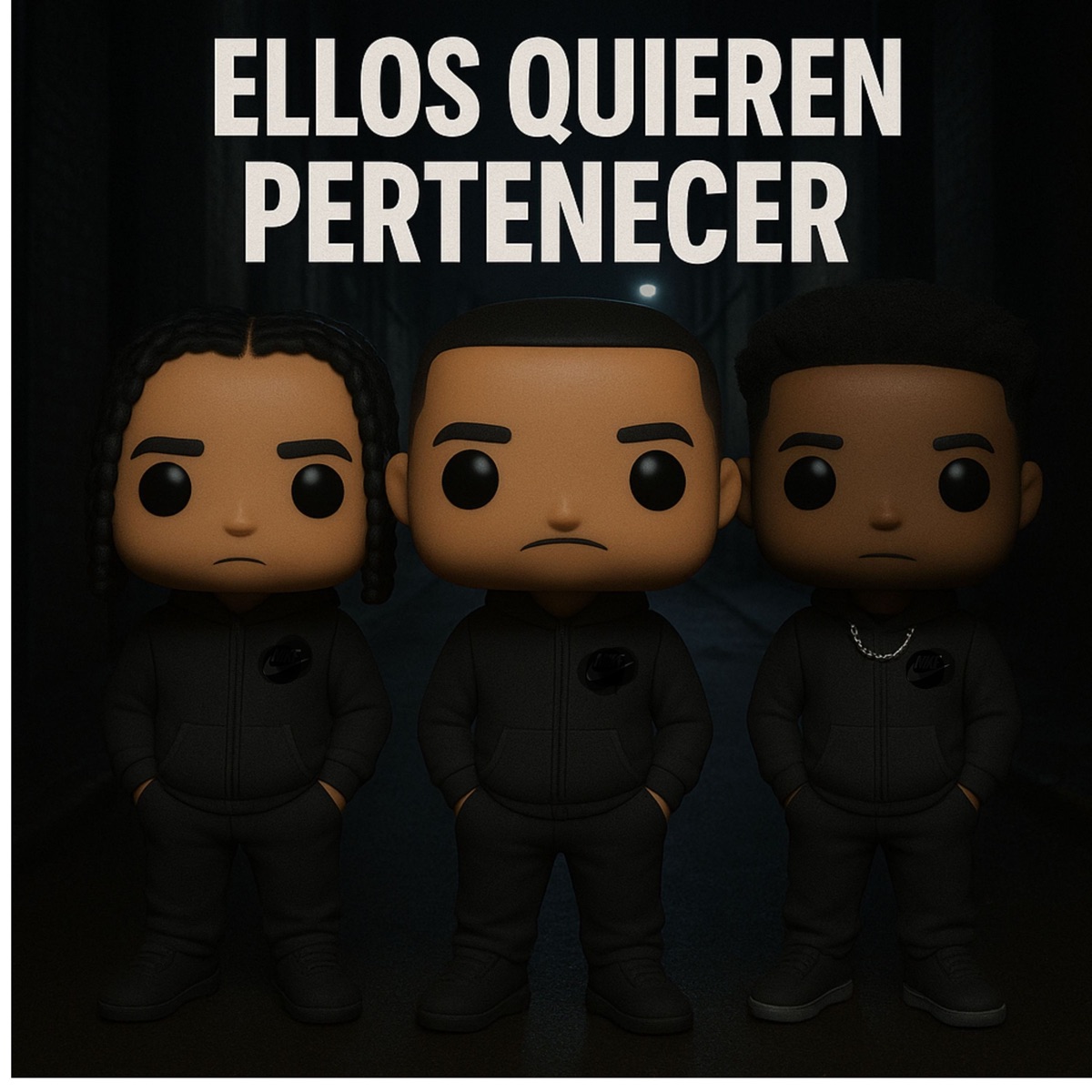 Ellos Quieren Pertenecer - Single by Piny Browz, Luiyi el Veterano & Leo Fifteen album cover