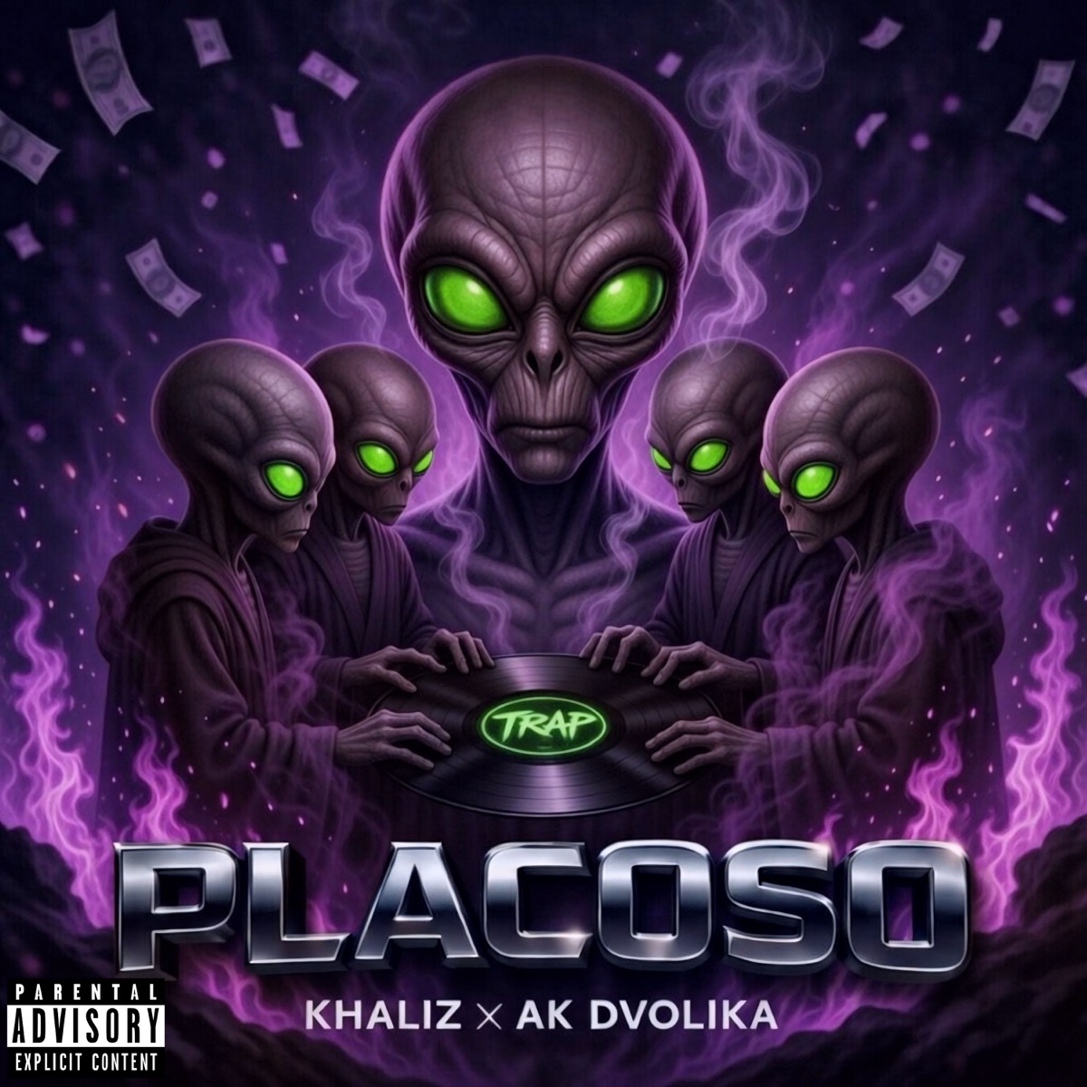 PLACOSO - Single by KHALIZ & AK DVOLIKA album cover