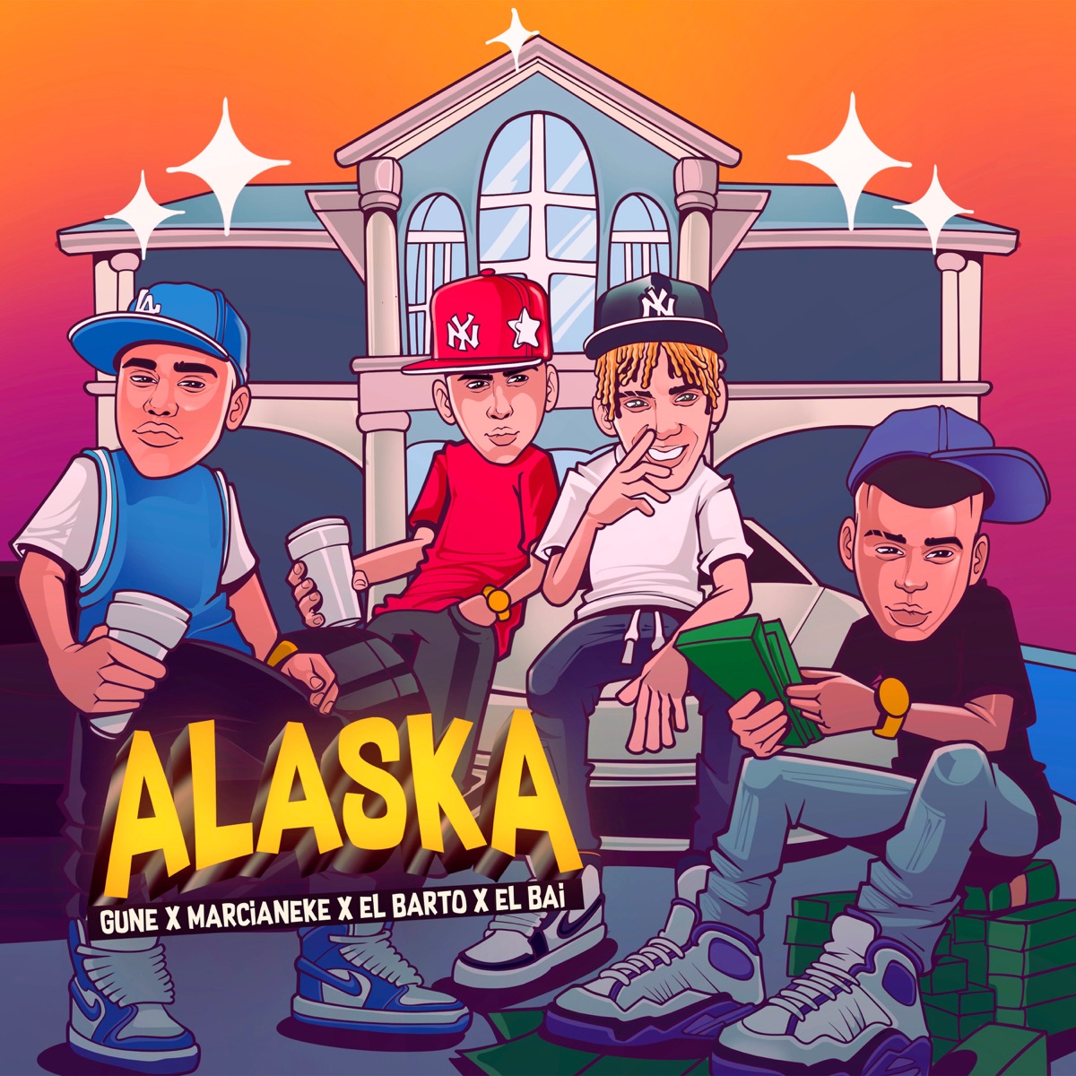 ALASKA (feat. El Barto) - Single by gune, Marcianeke & El Bai album cover