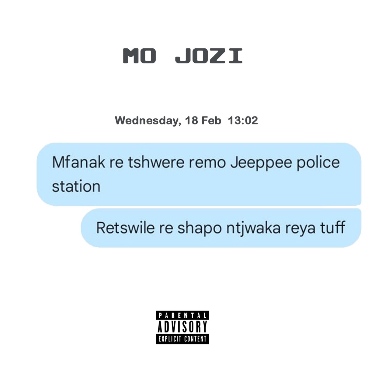 Mo jozi - Single by A1 RSA album cover