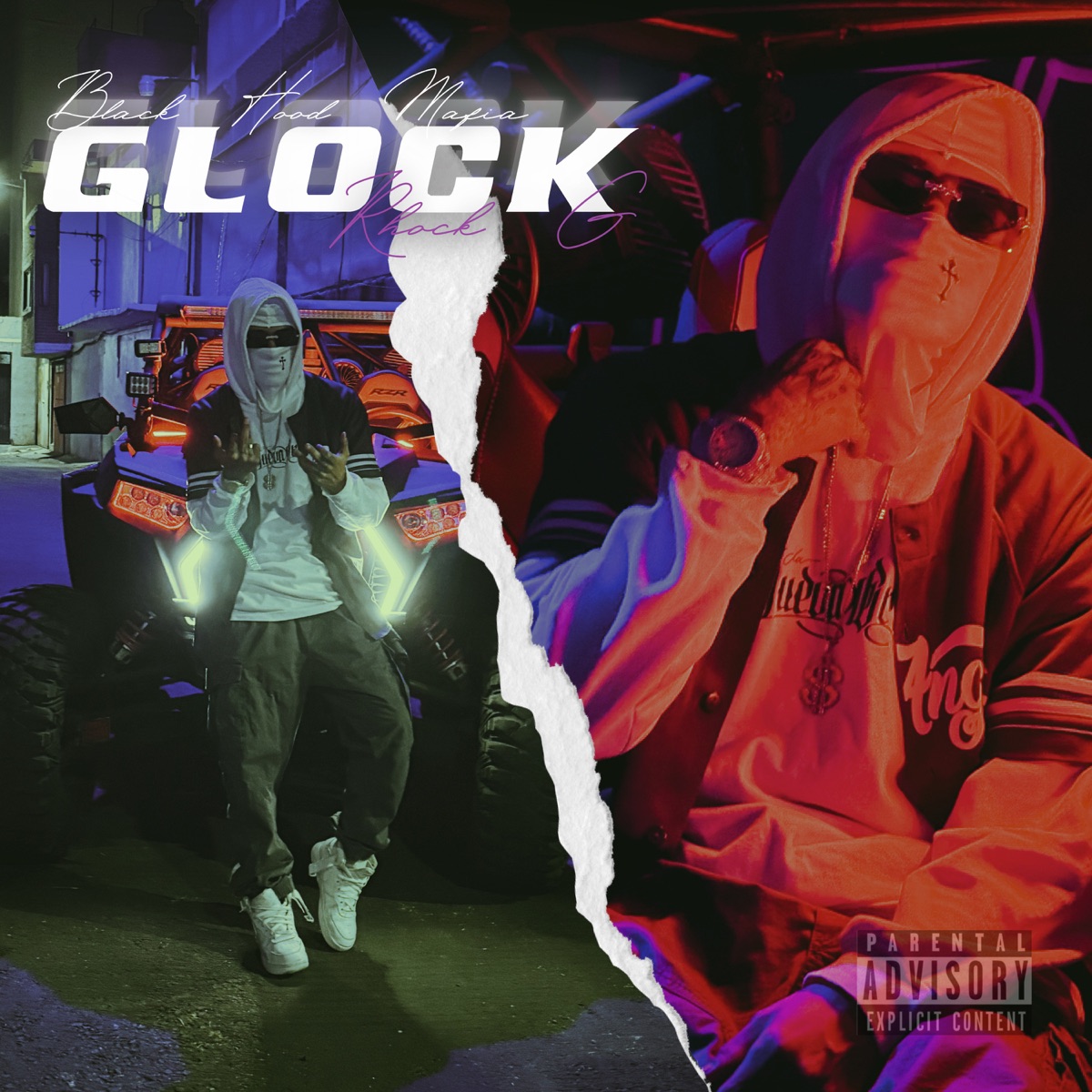 Glock (feat. Black hood mafia) - Single by Rhock G album cover
