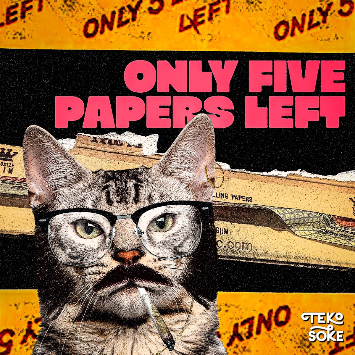 Only Five Papers Left - Single by Teko & Soke album cover