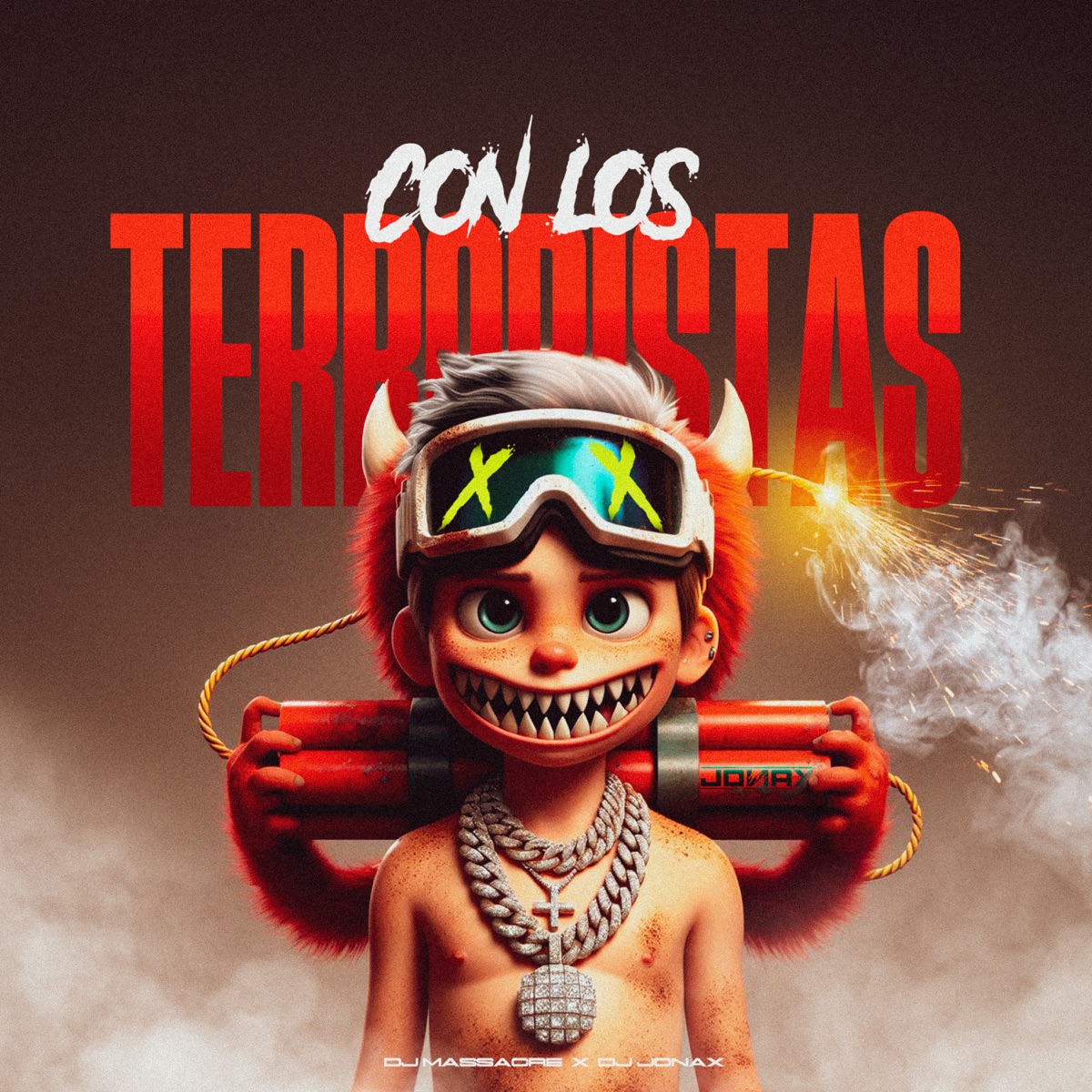 Con los Terroristas - Single by DJ Jonax & DJ Massacre album cover