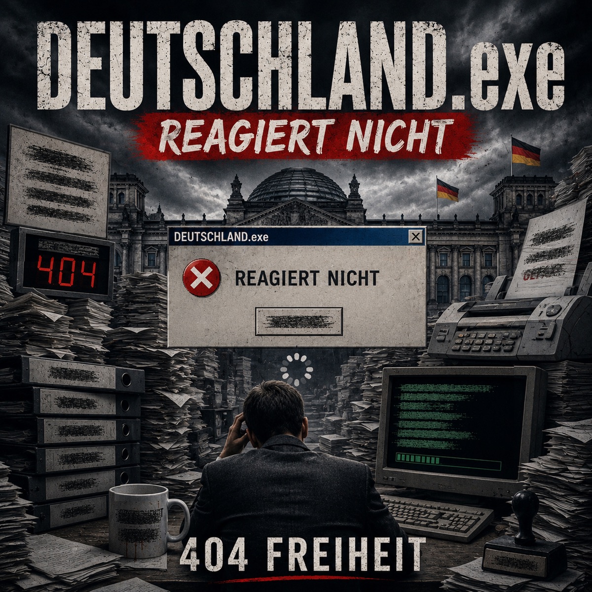 DEUTSCHLAND.exe reagiert nicht - Single by Toni album cover
