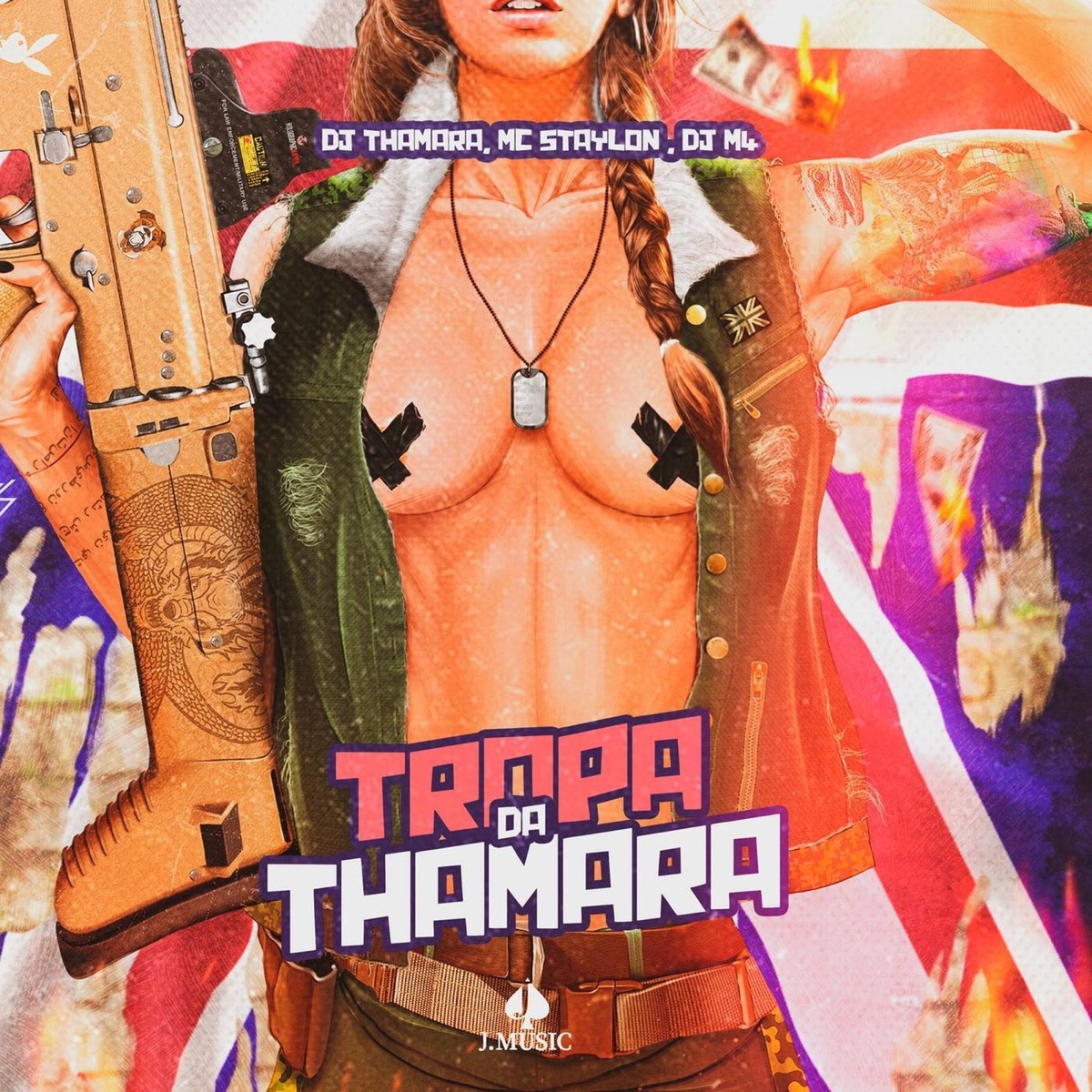 Tropa da Thamara - Single by DJ Thamara, MC Staylon & DJ M4 album cover