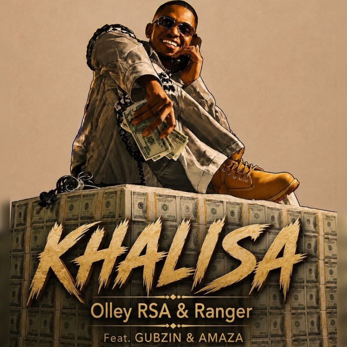 Khalisa (feat. Gubzin & Amaza) - Single by Olley Rsa & Ranger album cover