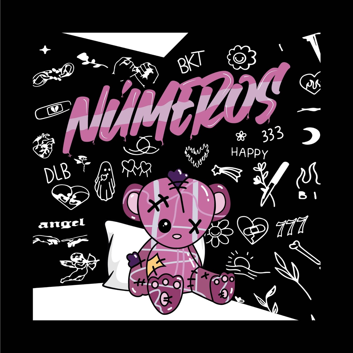 Números - Single by Knaya, VanVan DLB & Senszy album cover