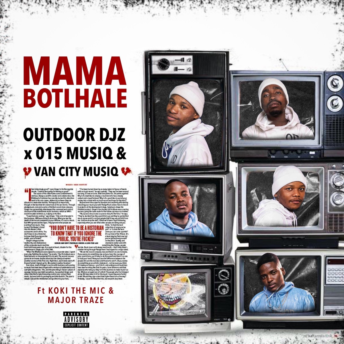 Mama Botlhale (feat. Koki The Mic & Major Traze) - Single by Outdoor DJz, 015 MusiQ & Van City MusiQ album cover