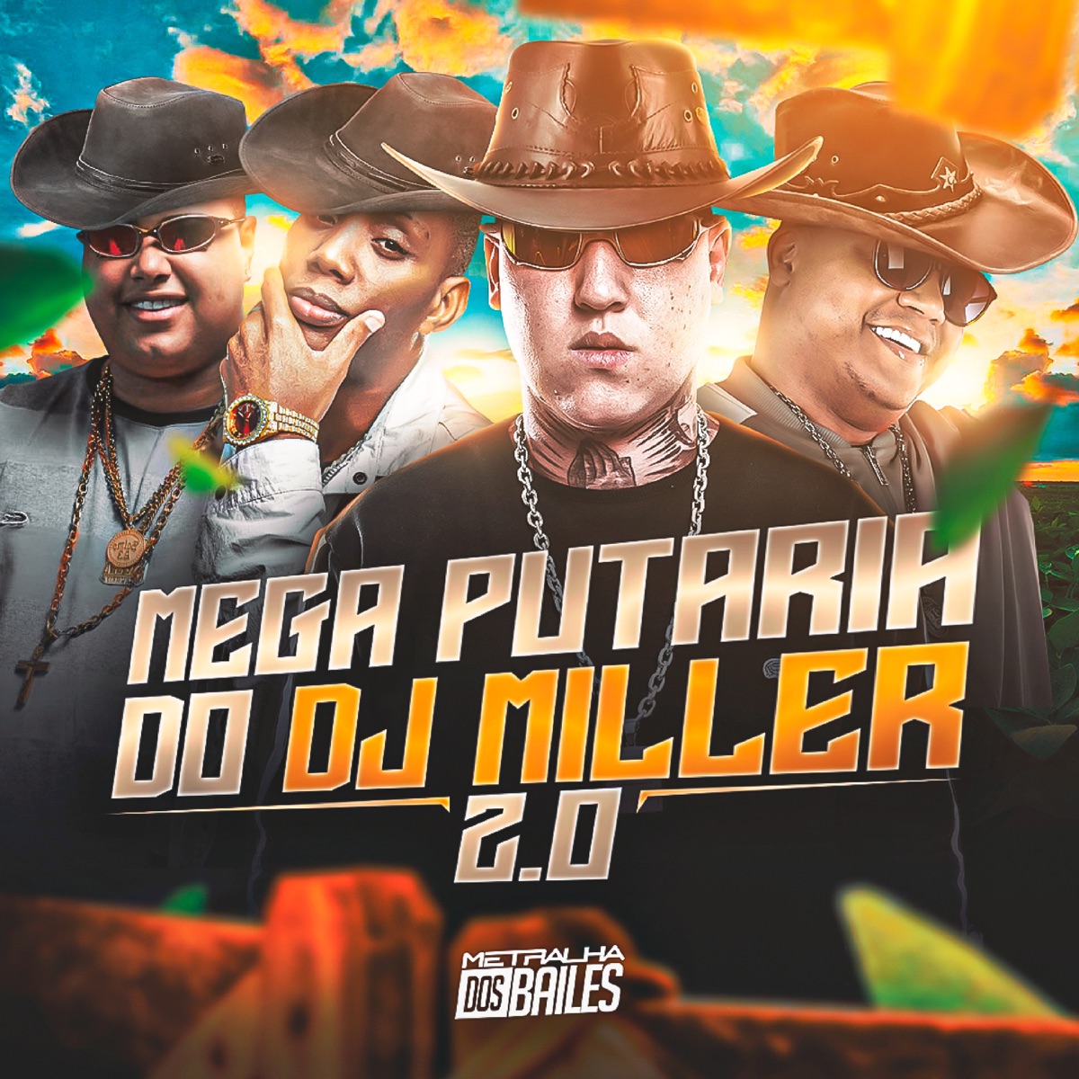Mega Putaria do Dj Miller 2.0 (feat. MC NAUAN) - Single by MC GW, MC Delux & DJ Miller Oficial album cover