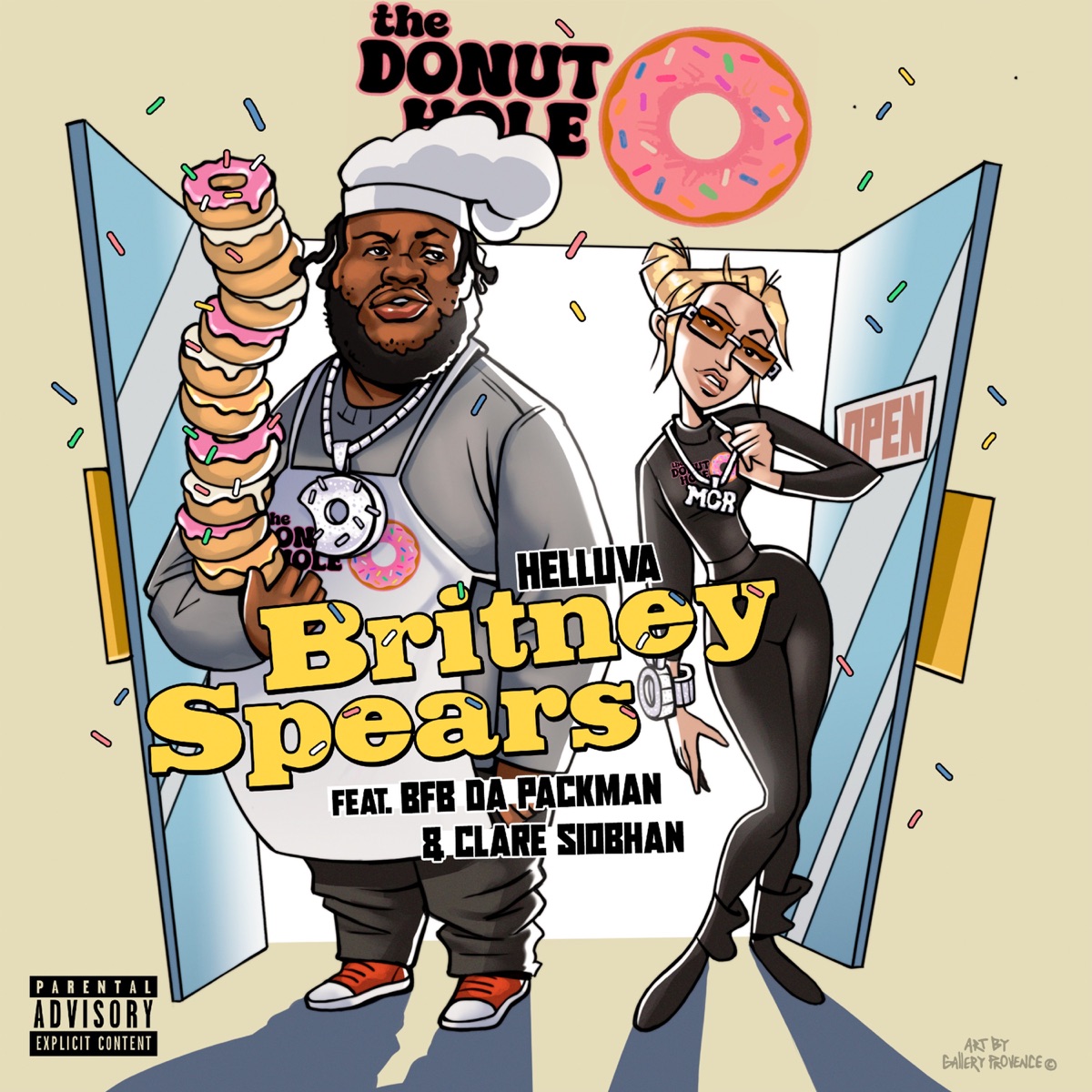 Britney Spears - Single by Bfb Da Packman, Clare Siobhan & Helluva album cover