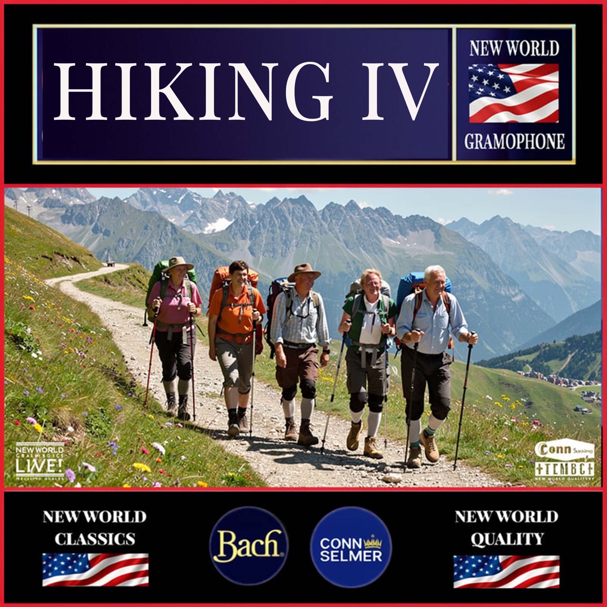 Hiking IV by Christian Lindberg, Carl Philip Emanuel Bach, Tobias Carron & Dalasinfoniettan album cover