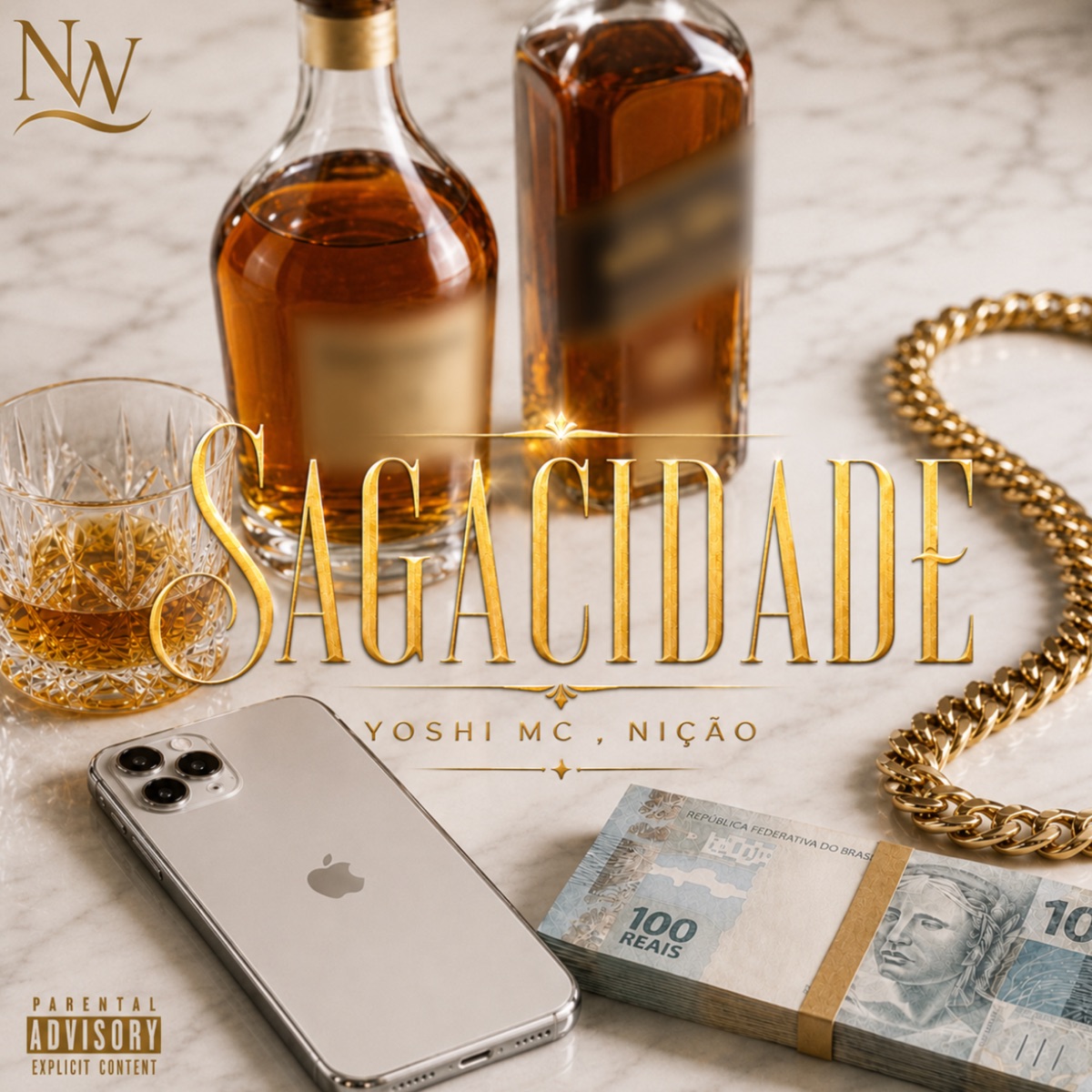 Sagacidade (feat. Nição & $LR) - Single by Yoshi mc album cover