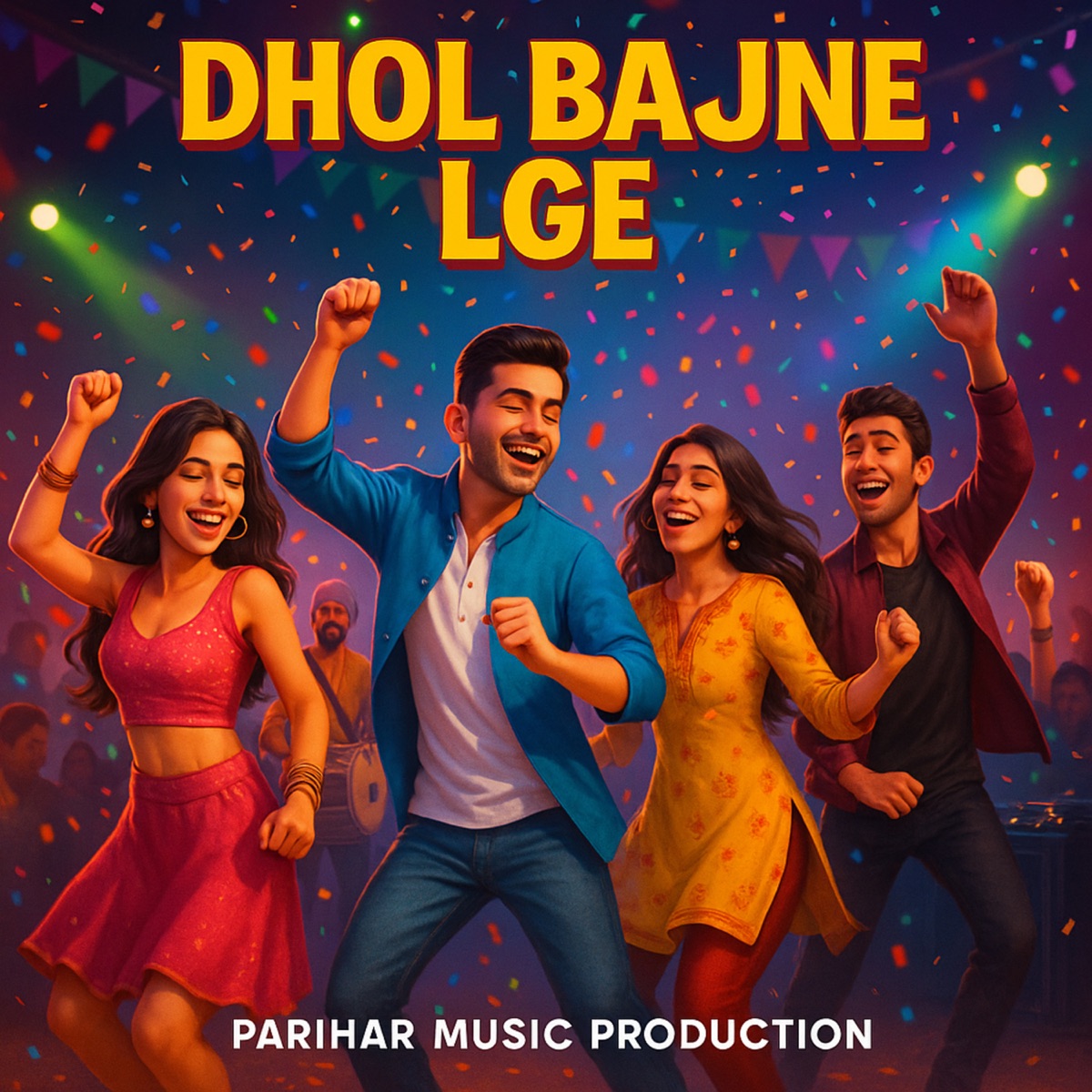 Dhol Bajne Lge - Single by Ghanshyam Parihar album cover