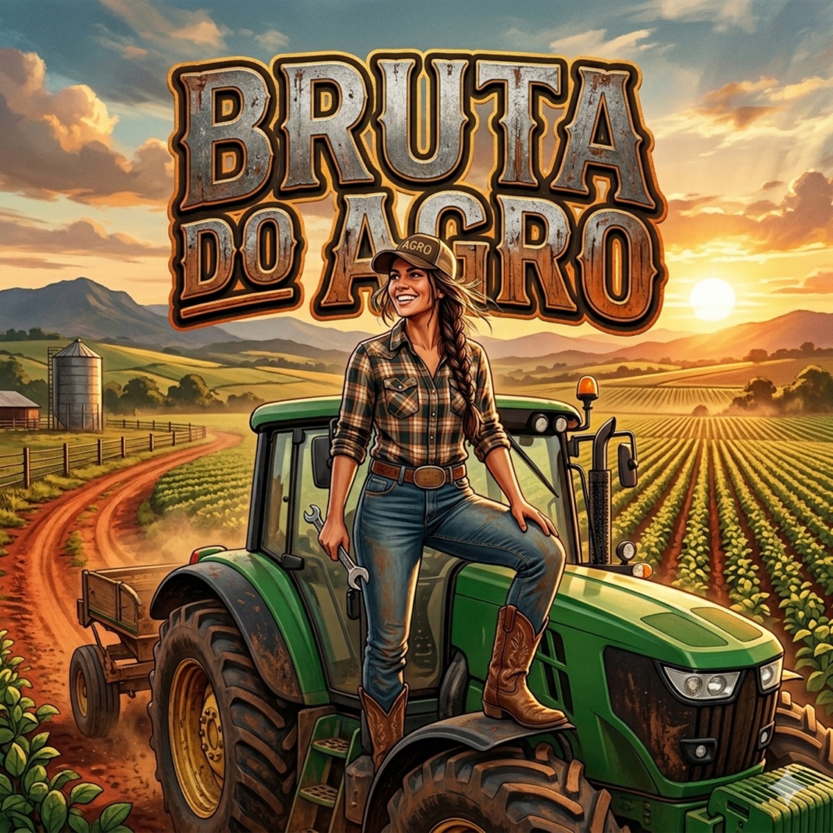 Bruta do Agro - Single by COWBOY LM & Renan Lima album cover