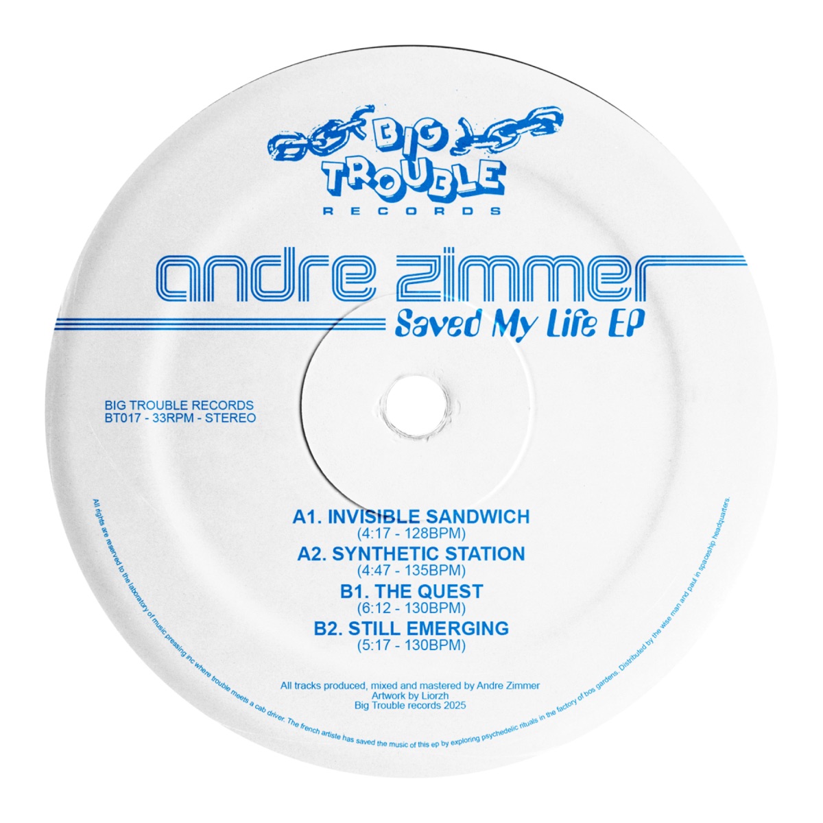 Saved My Life - EP by Andre Zimmer album cover