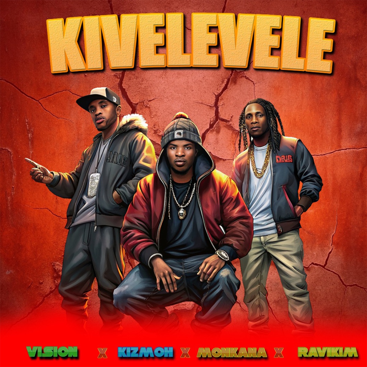 Kivelevele (feat. Kizmoh, Monkana & Ravikim) - Single by Vision album cover