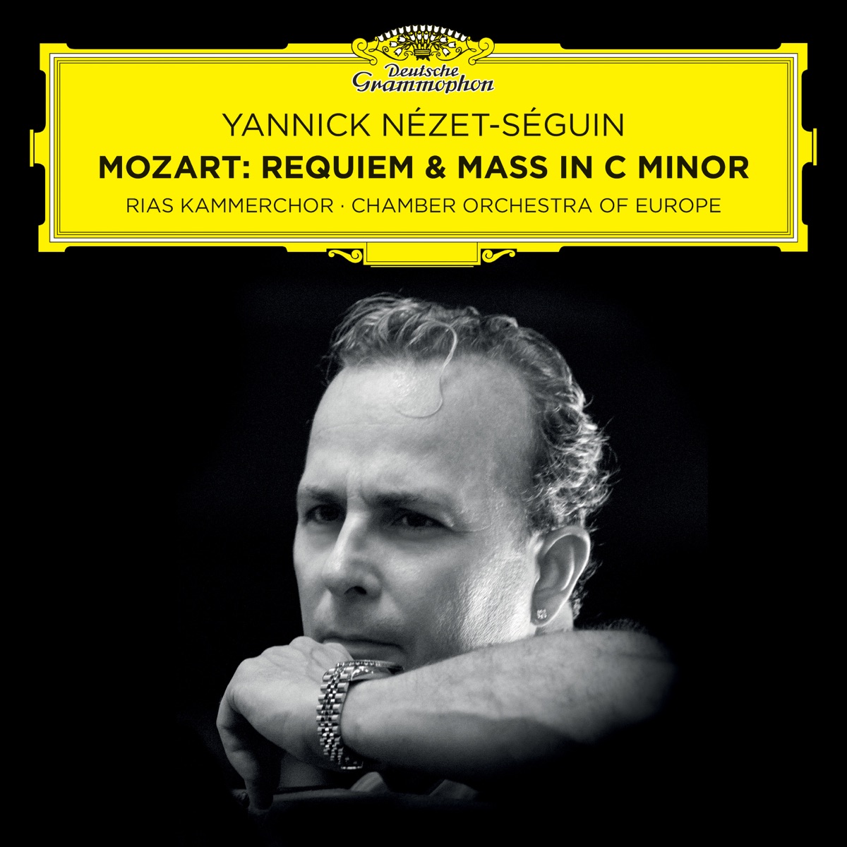 Mozart: Requiem; Mass in C Minor by RIAS Kammerchor, Ying Fang, Michael Volle, Chamber Orchestra of Europe, Stanislas de Barbeyrac, Emily D'Angelo & Yannick Nézet-Séguin album cover