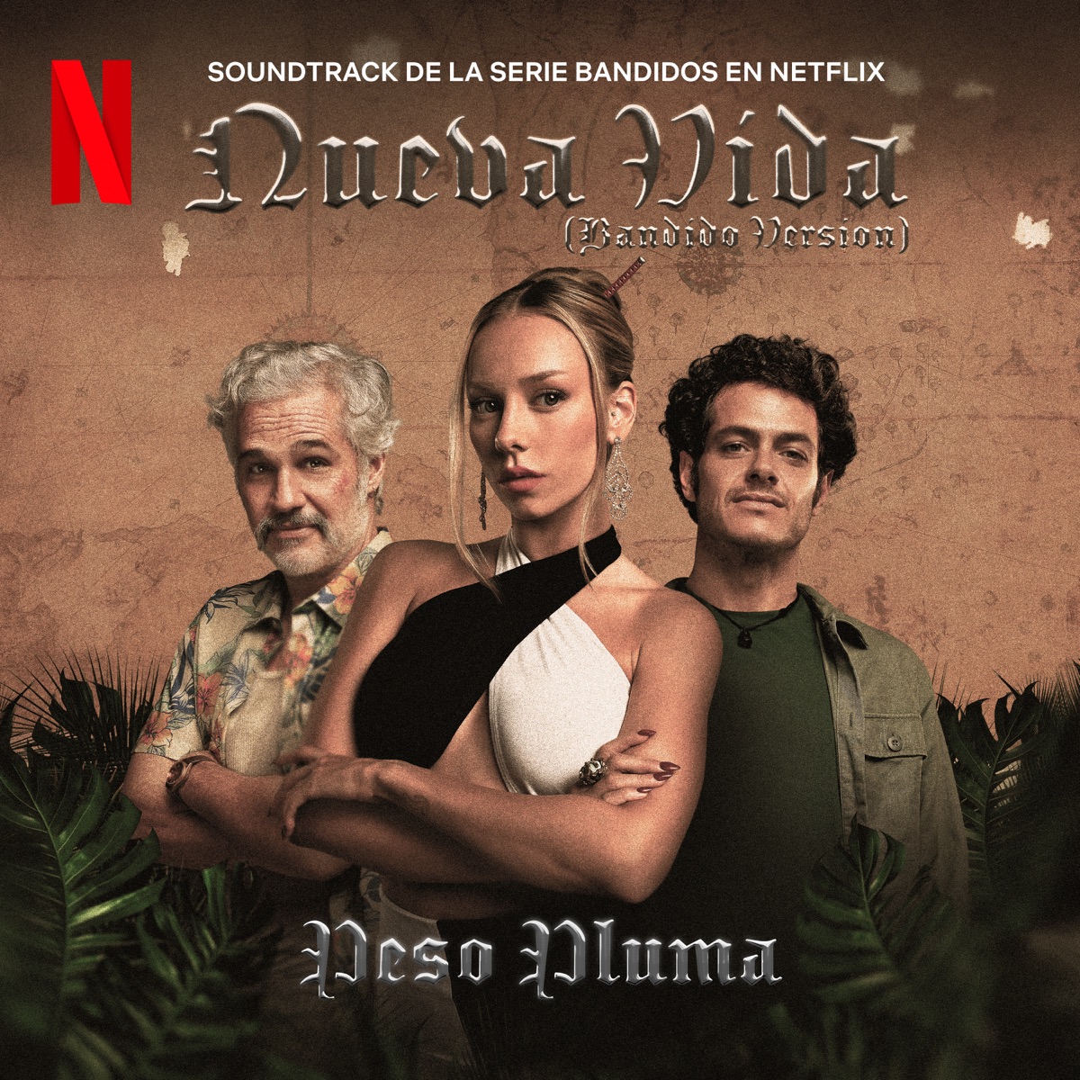 NUEVA VIDA (Bandidos Version) - Single by Peso Pluma album cover artwork