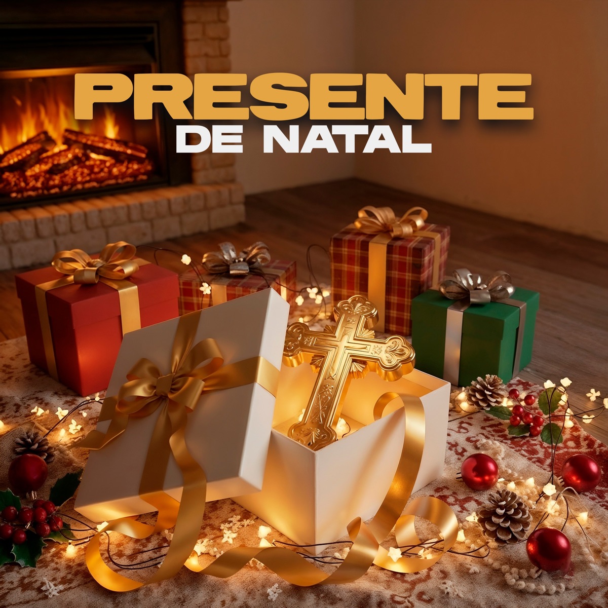 Presente de Natal - Single by Cidade Quadrada & Neyriellen Ferreira album cover