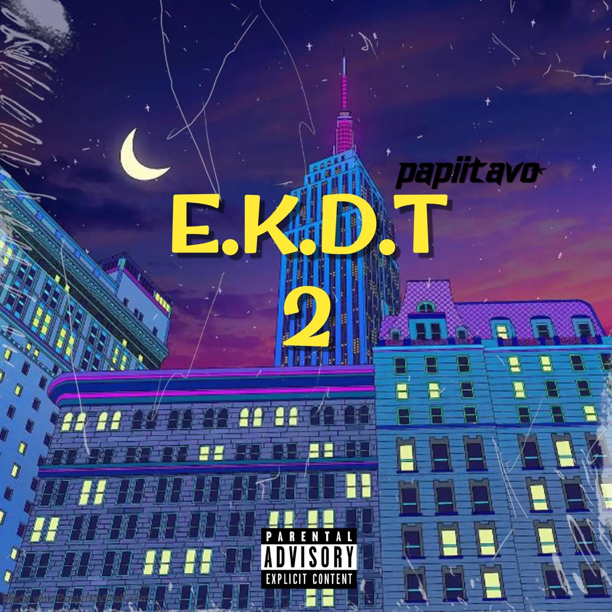 E.K.D.T 2 - Single by papiitavo album cover