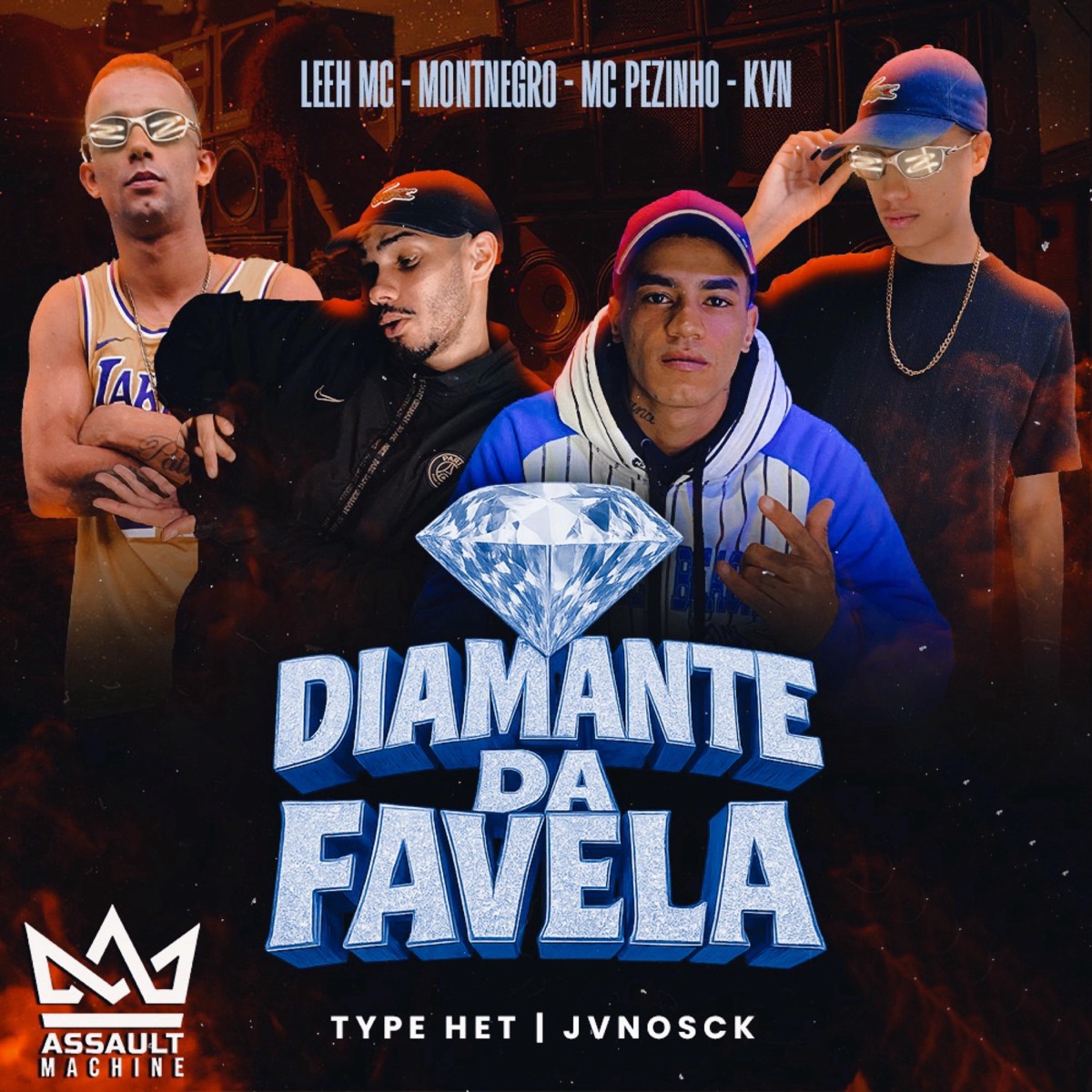 Diamante da Favela (feat. TypeHet) - Single by Montnegro, Leeh MC, MC Pezinho & KVN album cover