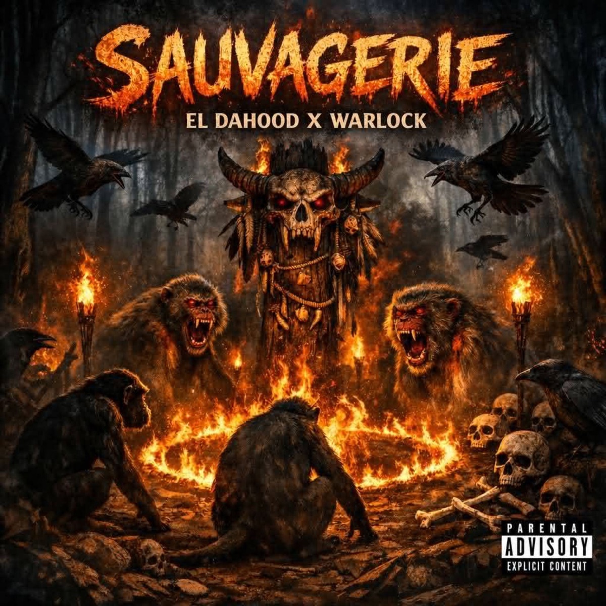 Sauvagerie (feat. Warlock) - Single by EL DAHOOD album cover