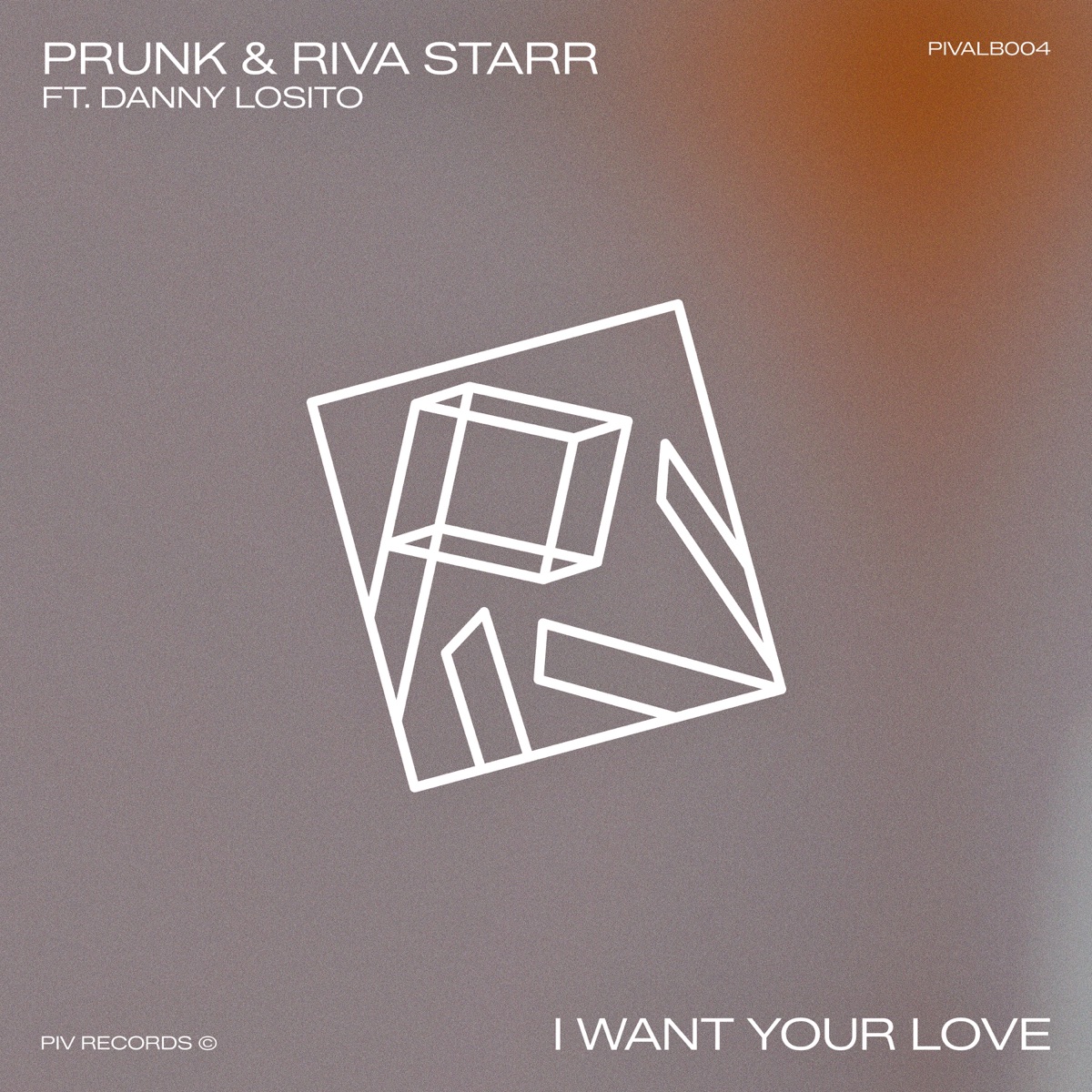 I Want Your Love (feat. Danny Losito) - Single by Prunk & Riva Starr album cover