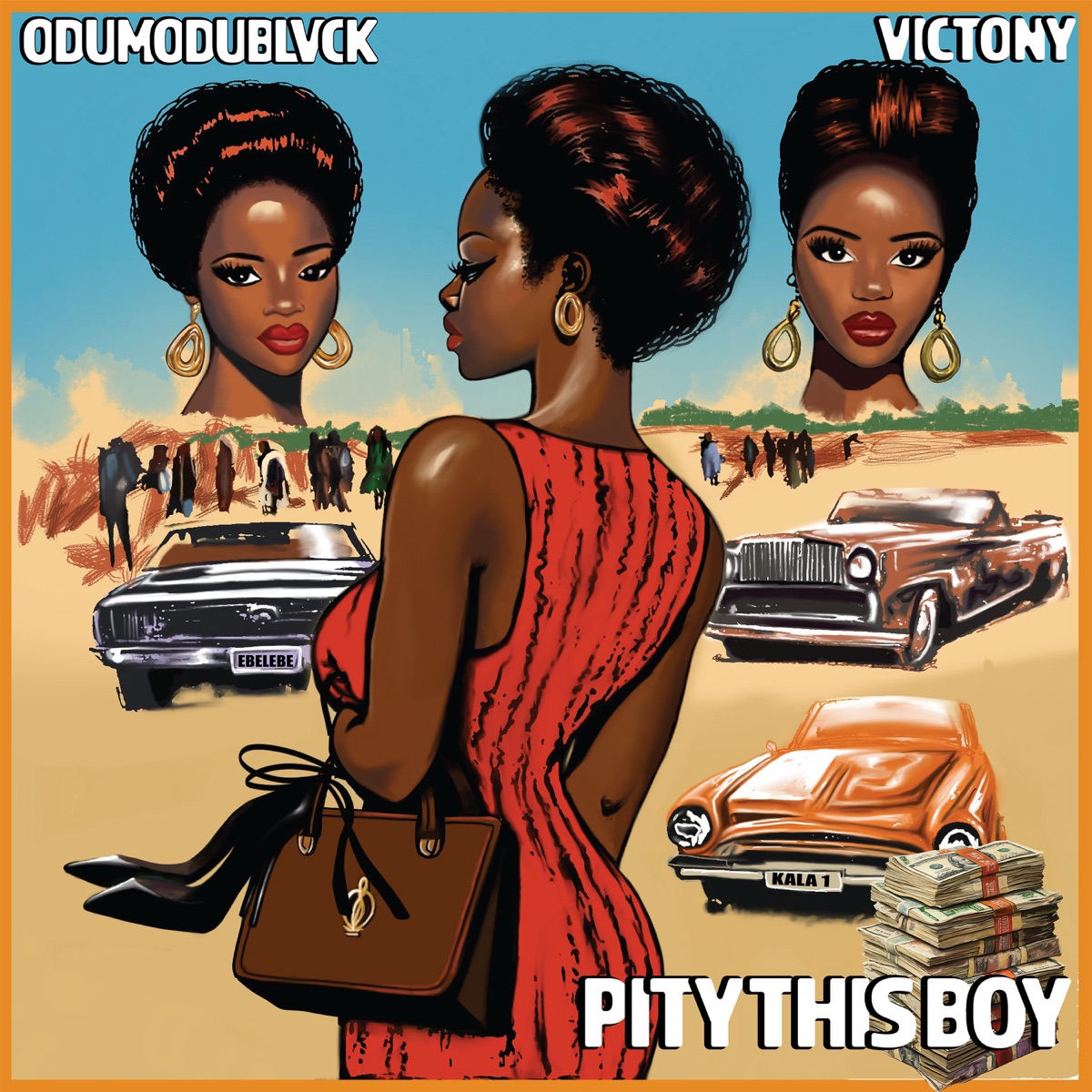 PITY THIS BOY - Single by ODUMODUBLVCK & Victony album cover