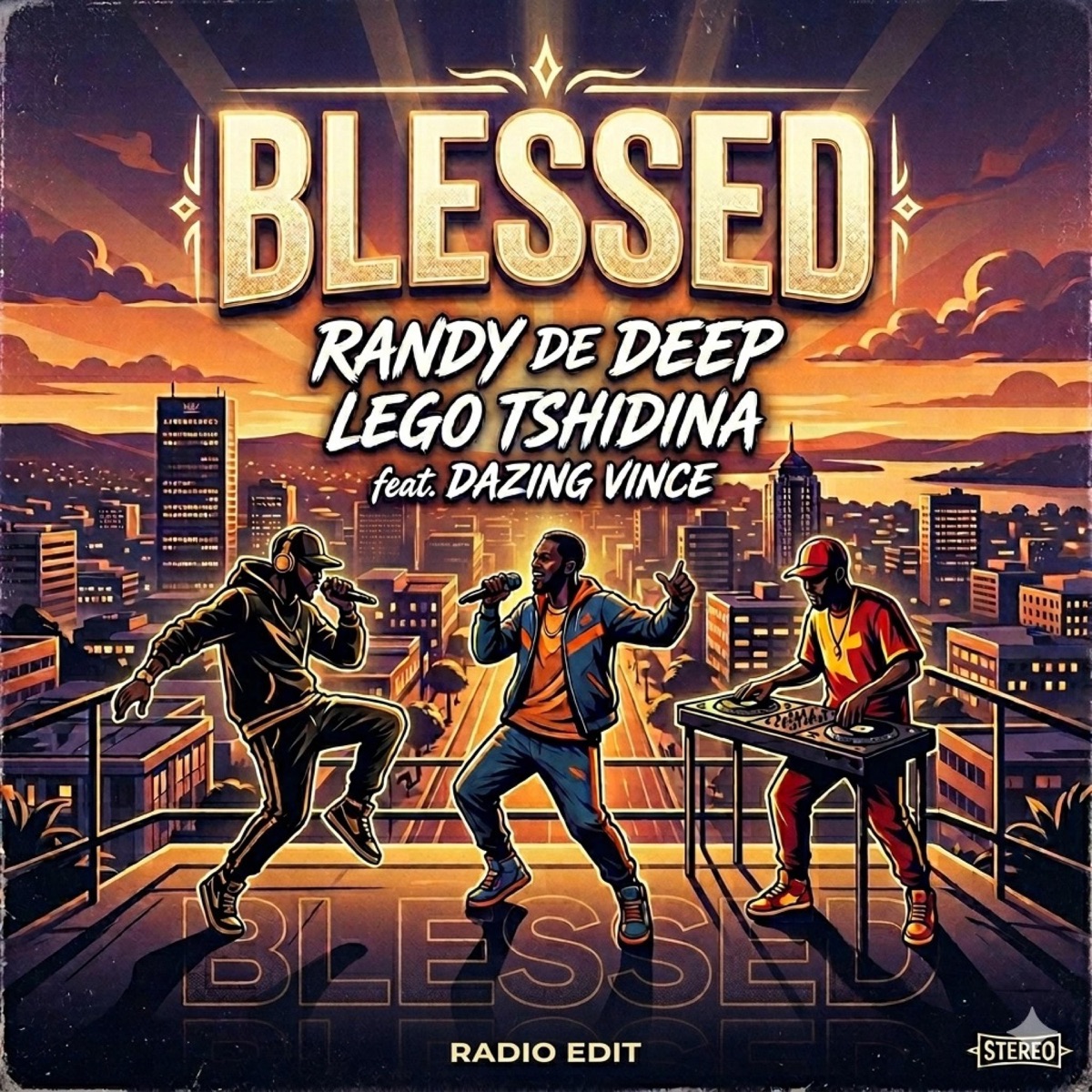 Blessed (feat. Lego Tshidina & Dazing Vince) [Radio Edit] - Single by Randy De DeeP album cover