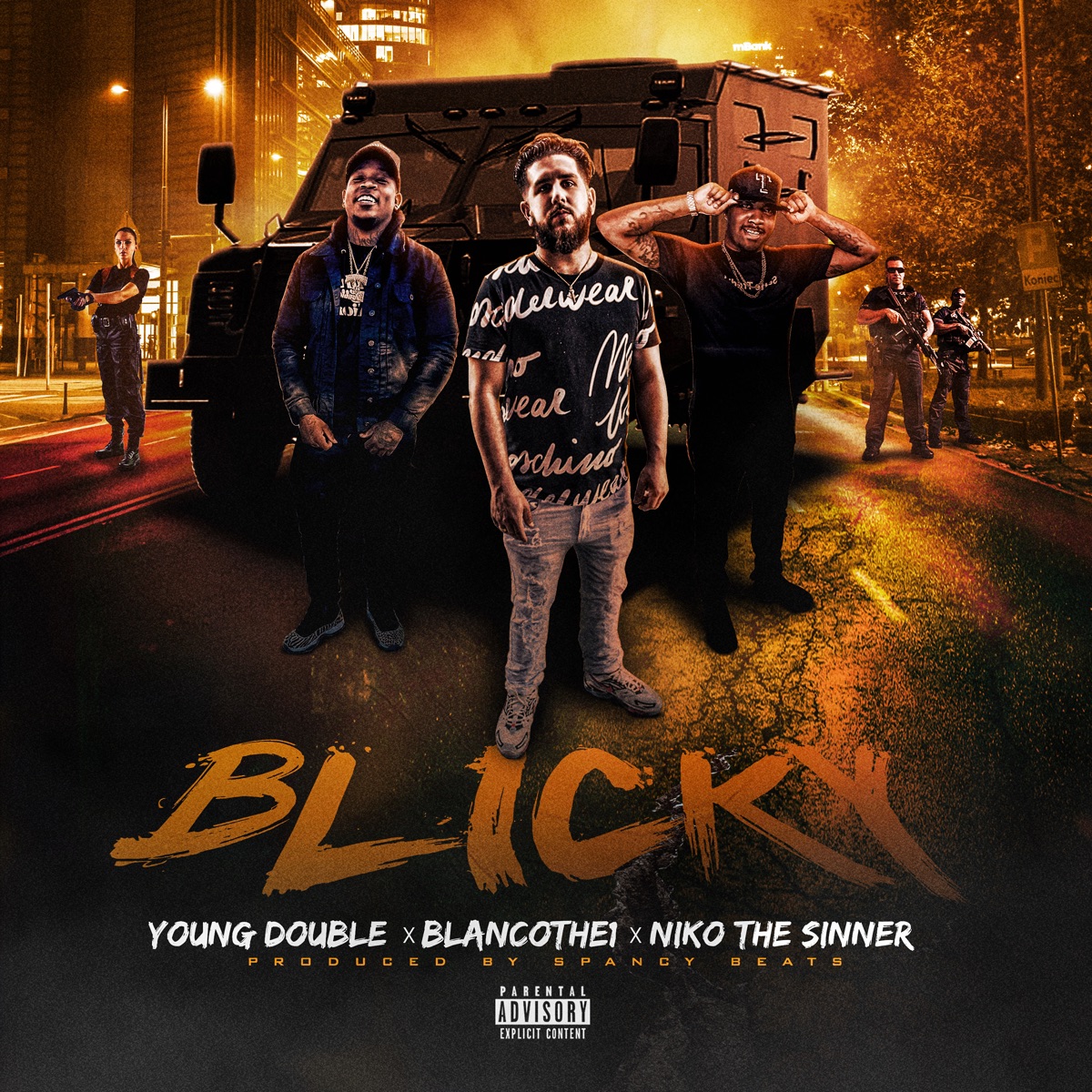 Blicky - Single (feat. Young Double & Niko The Sinner) - Single by BlancoThe1 album cover