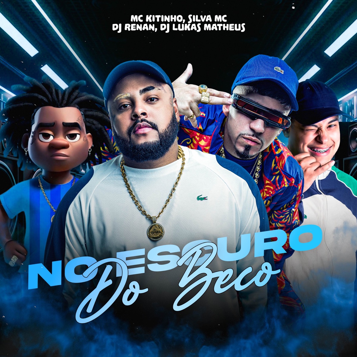 No Escuro do Beco - Single by MC Kitinho, DJ Renan, Silva MC & DJ Lukas Matheus album cover