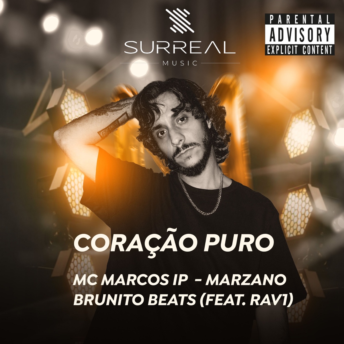 Coração puro (feat. Rav1) - Single by MC Marcos IP, Marzano & Brunito Beats album cover