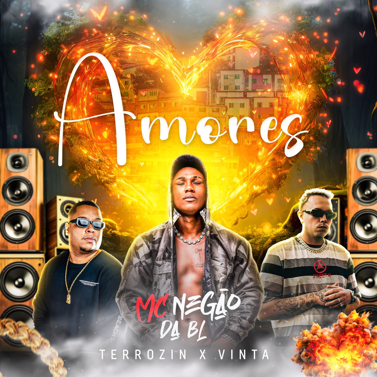 Amores - Single by MC Negão da BL, Vinta & TERROzin album cover