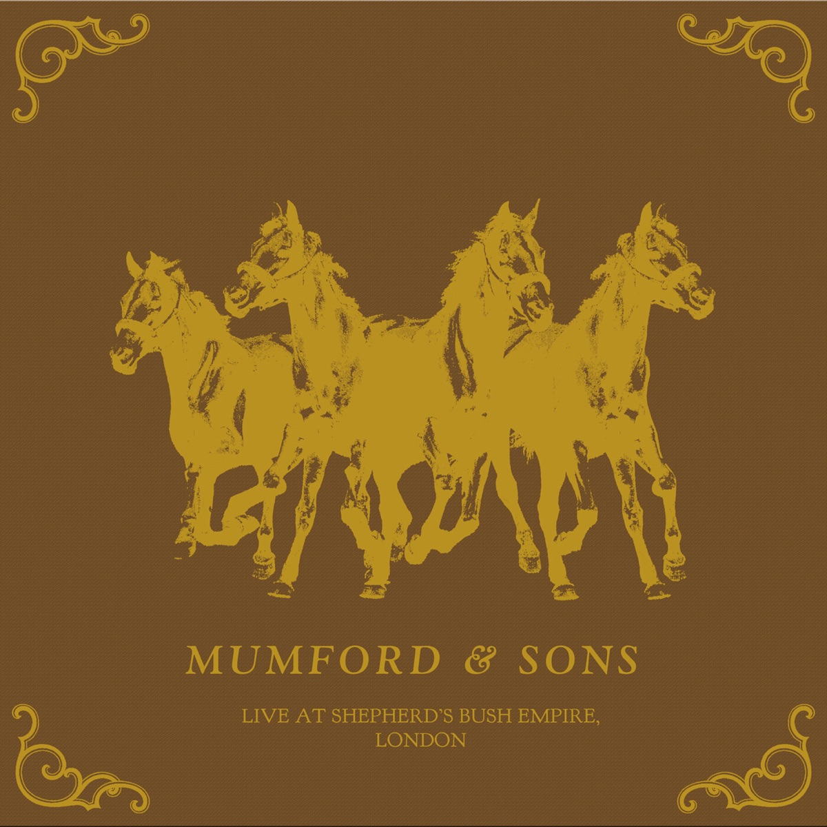 Live from Shepherd's Bush Empire by Mumford & Sons album cover artwork