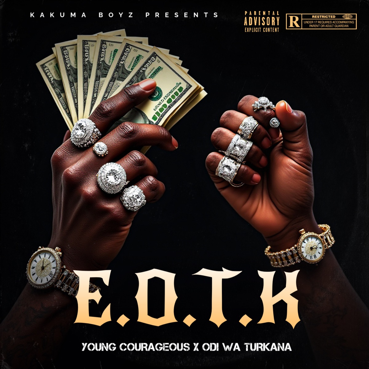 E. O. T. K - Single by Young courageous & Odi Wa Turkana album cover