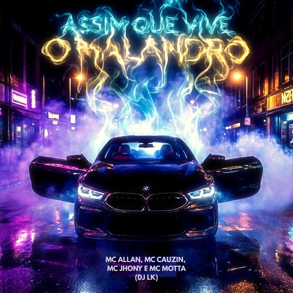 Assim Que Vive O Malandro (feat. Mc Jhony) - Single by DJ LK, Mc Allan, MC Motta & MC Cauzin album cover