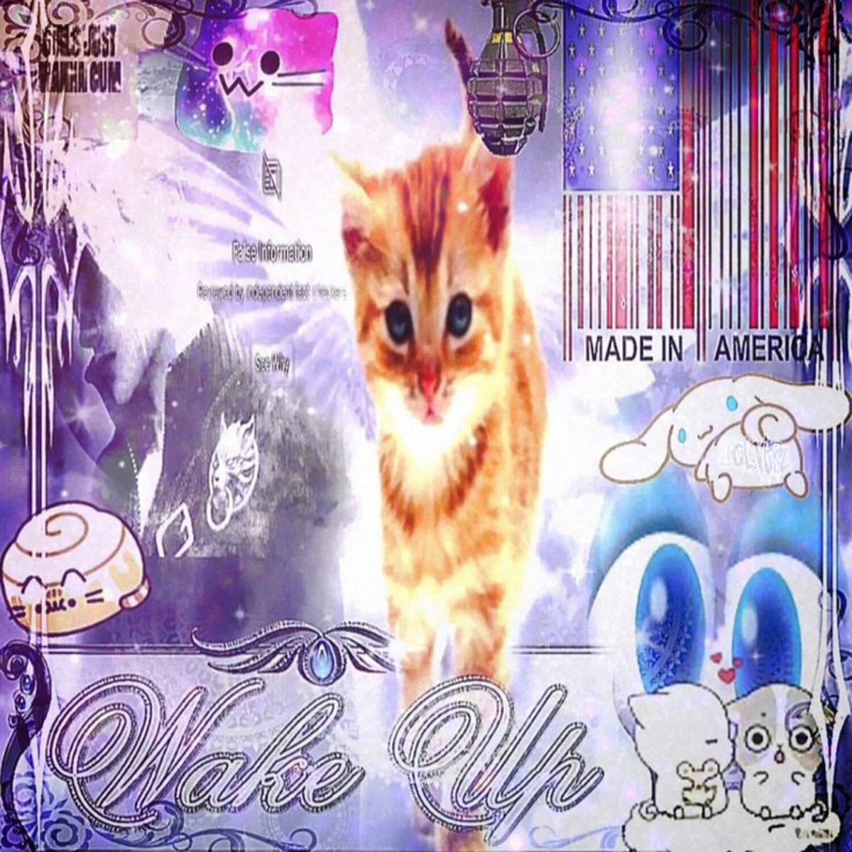 (OMG⁰-⁰ME0W ʕ•ᴥ•(ﾟoﾟ † #CYPHe3R) [feat. Rionesv & Driflex] - Single by swaggyAlan, goatedAdi & satomeow album cover