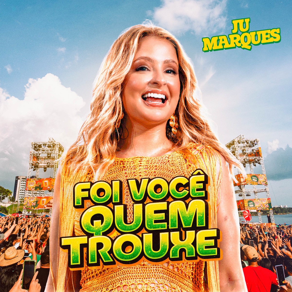 Foi Você Quem Trouxe - Single by Juliana Marques album cover